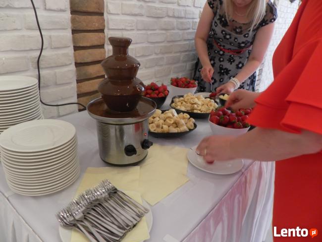Wata cukrowa, Popcorn, Fontanna Czekoladowa.