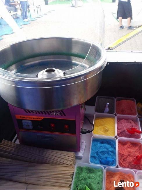 Wata cukrowa, Popcorn, Fontanna Czekoladowa.