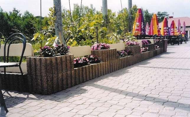 Donica betonowa Prostokątna Duża 60x40x25cm