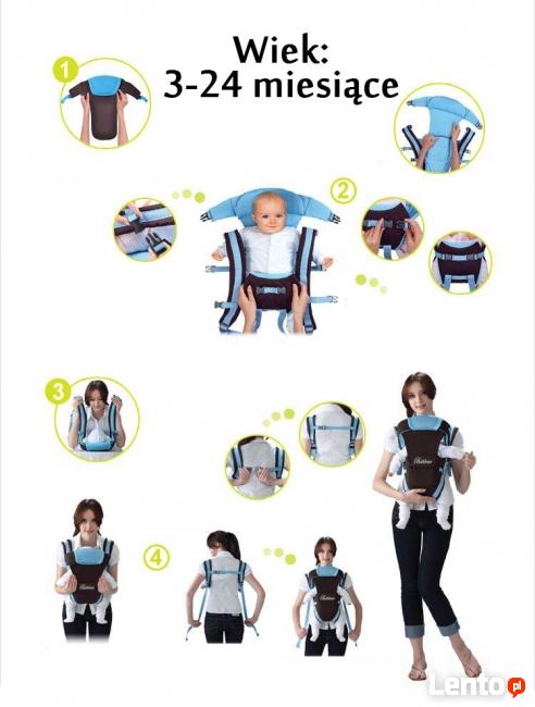 NOWE wielofun. nosidełko wysokiej jakości dla dziecka do16kg