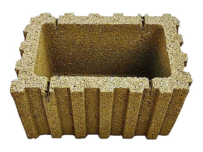 Donica Betonowa Prostokątna Mała 40x28x20cm