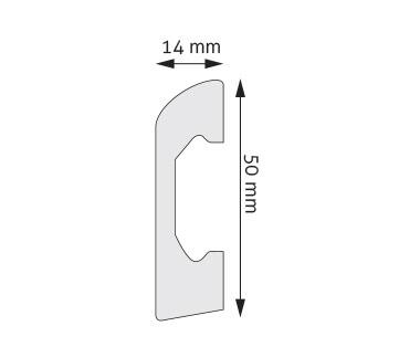 Listwa przypodłogowa z polistyrenu nie MDF cokół