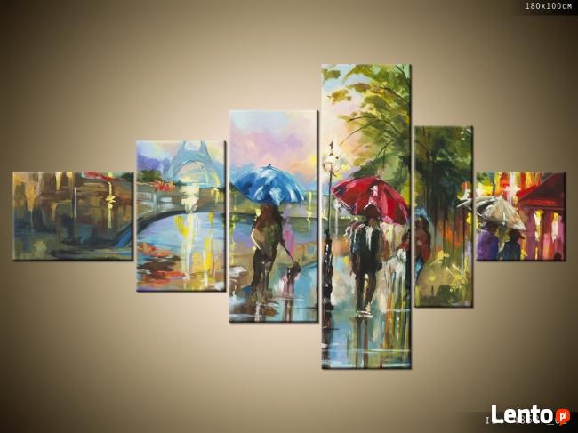 Paryż w deszczu, Obrazy na płótnie, Pomysł na prezent,Canvas