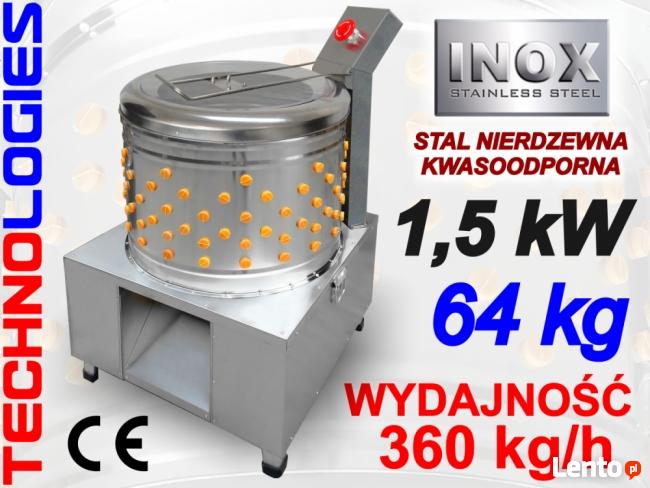 Skubarka elektryczna obieranie drobiu, pierza, piór 360kg/h