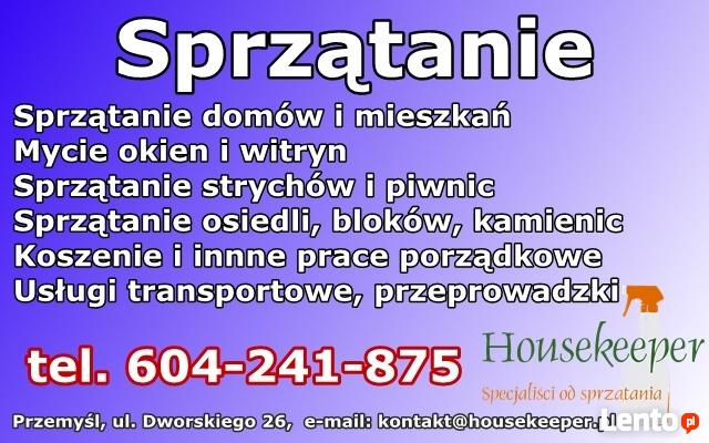 Sprzątanie, prace porządkowe, mycie okien, koszenie,