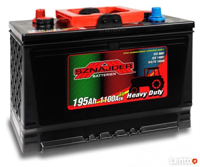 Akumulatory ZAP Sznajder Batterien Agro 225Ah 195Ah 165Ah 6V