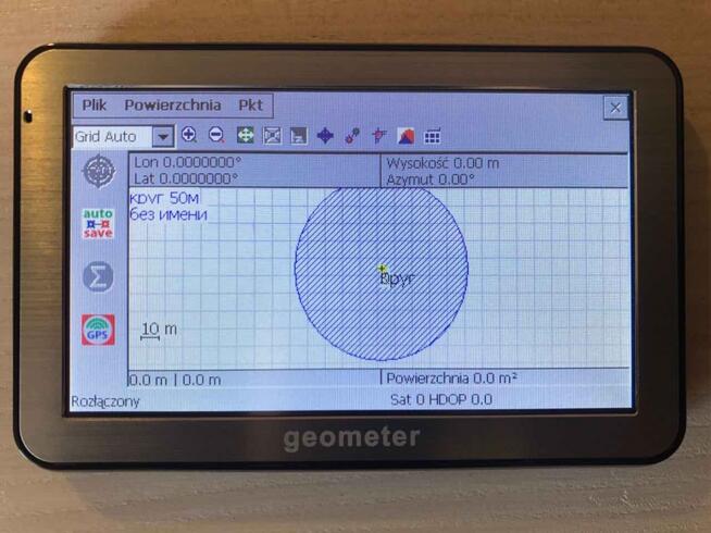 Pomiary powierzchni pól z wykorzystaniem GPS