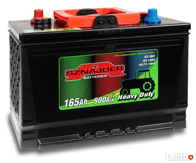 Akumulatory ZAP Sznajder Batterien Agro 225Ah 195Ah 165Ah 6V