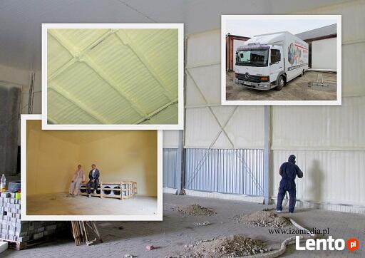 ocieplanie pianką pur, izolacje natryskowe pianką, IZOMEDIA