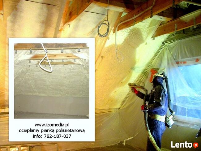 ocieplanie pianką pur, izolacje natryskowe,natrysk, IZOMEDIA
