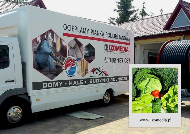 ocieplenie budynku inwentarskiego pianką,IZOMEDIA-centrum PL