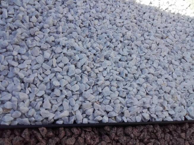Kamień Grys BIANCO CARRARA Ozdobny do Ogrodu 1 TONA