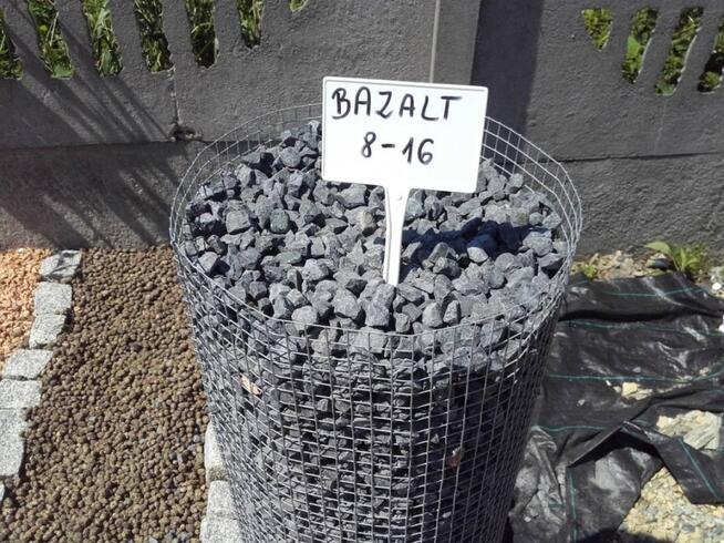 Grys CZARNY KAMIEŃ ozdobny Bazalt żwir KURIER
