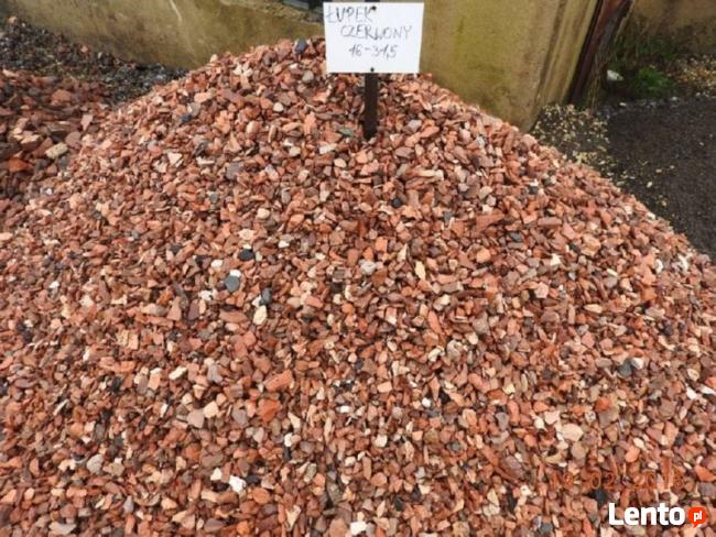 ŁUPEK CZERWONY Kamień Kliniec Tłuczeń Grys ŚLĄSK