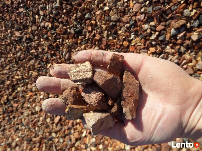 ŁUPEK CZERWONY Kamień Kliniec Tłuczeń Grys ŚLĄSK