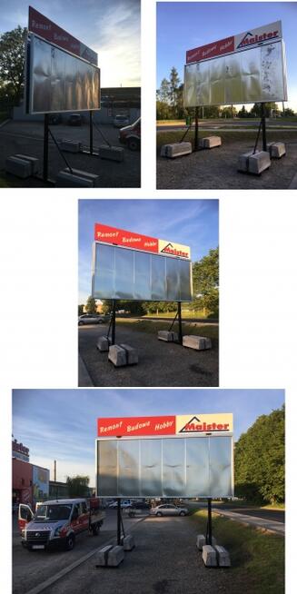 Bilboard przestawny reklama tablica wolnostojąca Bilbord