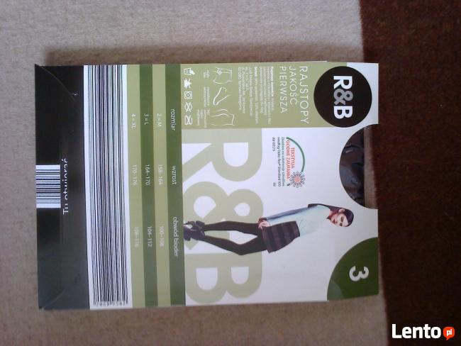 Rajstopy R&B 40 DEN Nero rozm.3