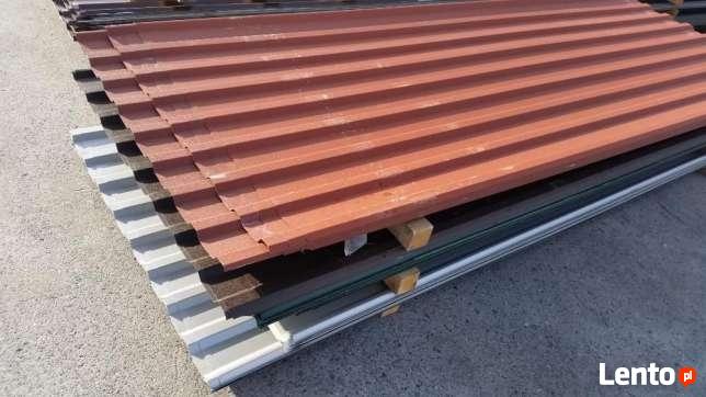 TANIA BLACHA TRAPEZOWA brązowa Ral 8017 lub szara Ral 7024 n