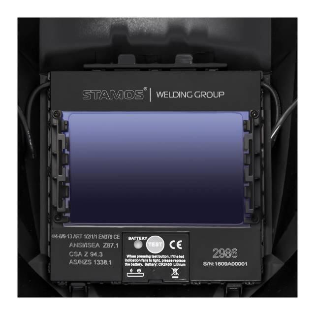 Przyłbica maska spawalnicza automatyczna z regulacją