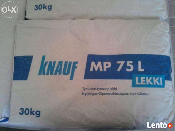 Gipsowy tynk maszynowy KNAUF MP-75 /30kg lekki