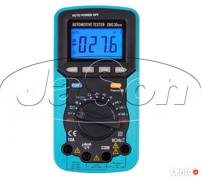 Miernik samochodowy 13 funkcji USB EnergyLab EM130USB
