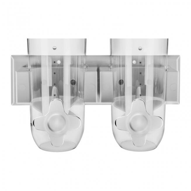 Ścienny dozownik do produktów sypkich dyspenser 2x1,5L