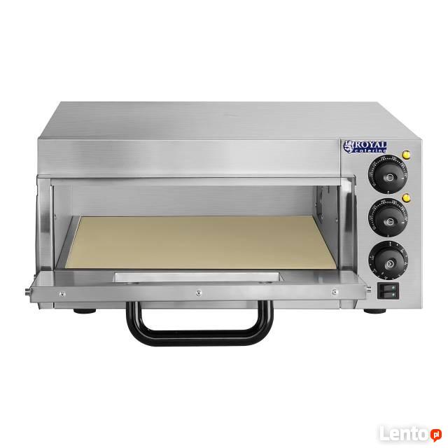 Jednokomorowy piec do pizzy 40cm 2000W inox szamot