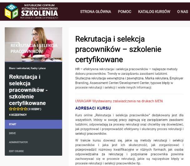 Specjalista ds. kadr i płac z zaświadczeniem MEN