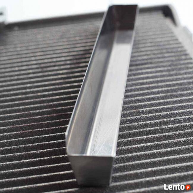 Grill kontaktowy gładko-ryflowany Caterina 1800W ogranicznik