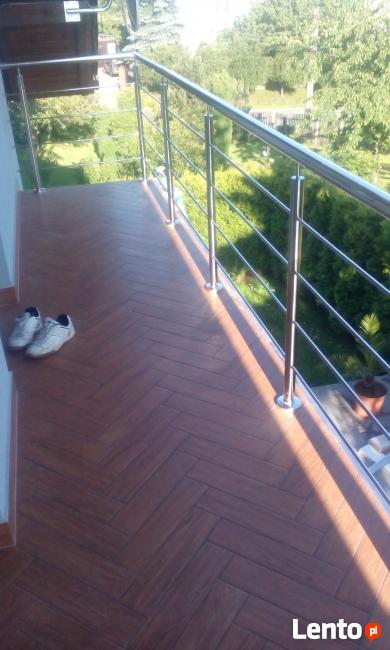 schody,okna francuz. barierki nierdzewne nowoczesne, balkony