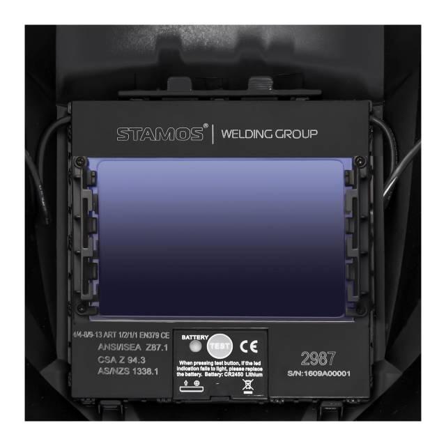 Profesjonalny hełm spawalniczy maska automat duży wizjer