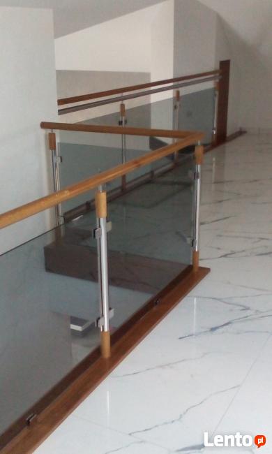schody,okna francuz. barierki nierdzewne nowoczesne, balkony