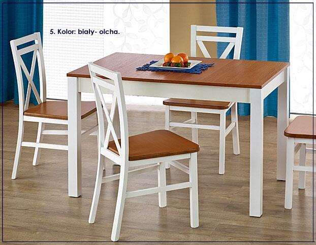 Stół do Kuchni == Biały, Dąb Sonoma 120x68 CM == RABAT 55%