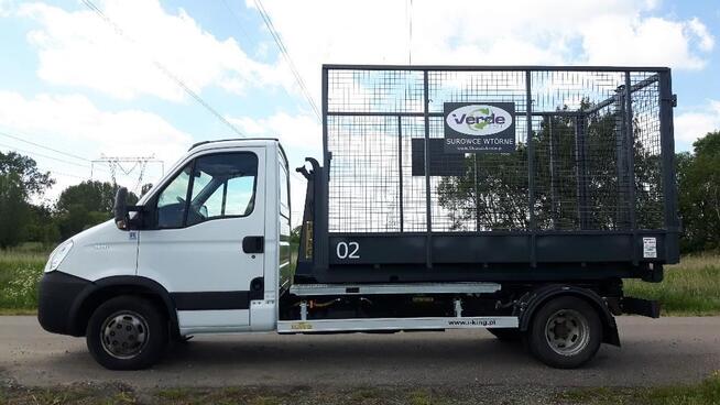 Hakowiec na wynajem, transport kontenerów kp mały hak, bus,