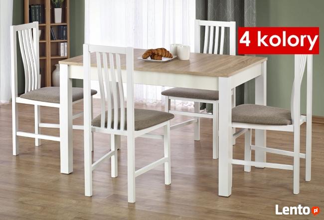 Stół do Kuchni == Biały, Dąb Sonoma 120x68 CM == RABAT 55%
