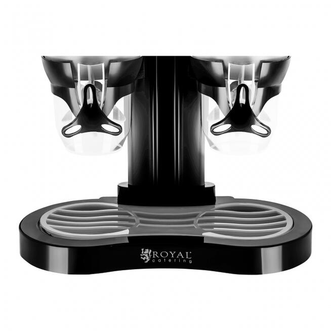 Elegancki podwójny dyspenser do płatków śniadaniowych musli