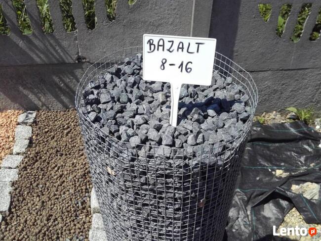 Grys CZARNY KAMIEŃ ozdobny Bazalt żwir 1 TONA ŚLĄSK
