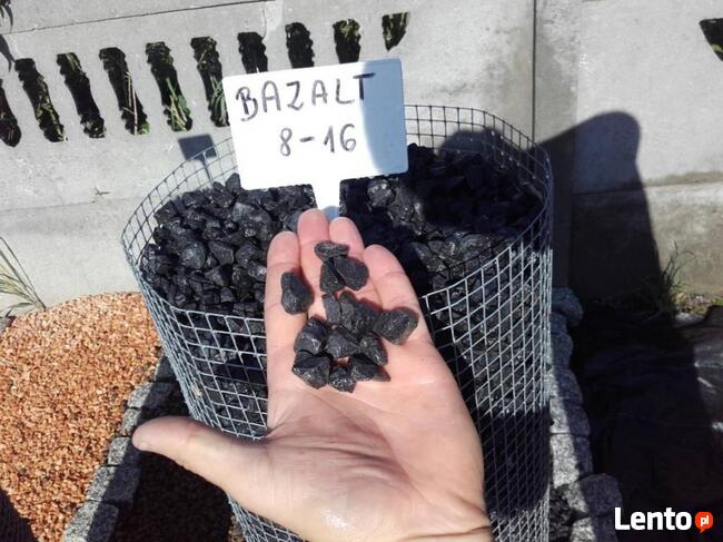 Grys CZARNY KAMIEŃ ozdobny Bazalt żwir 1 TONA ŚLĄSK