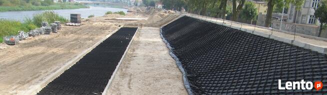GEOSIATKI / GEOWŁÓKNINY / GEOTKANINY / FOLIE / GABIONY