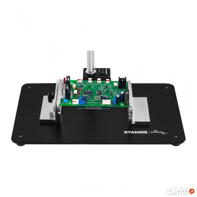 Lampa LED z powiększeniem 5x / 10x + uchwyt na płytki PCB