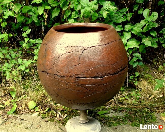 Ceramika. Donica. Kula ogrodowa mrozoodporna 40 cm.