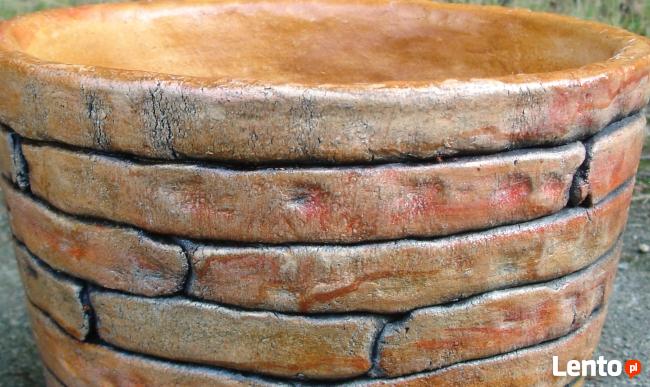 Ceramiczna donica ogrodowa śr. 40 cm. mrozoodporna