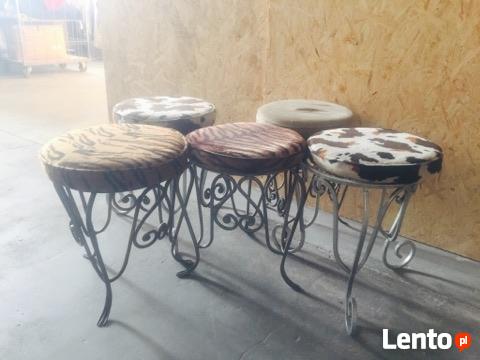 Taboret - stolek robiony na zamowienie - kute