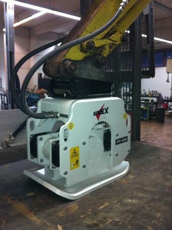 Zagęszczarka hydrauliczna Simex dla koparek 4-10 ton DOSTAWA