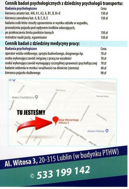 badania psychologiczne Lublin