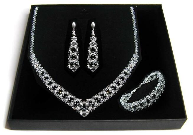 Biżuteria Ślubna piękny komplet