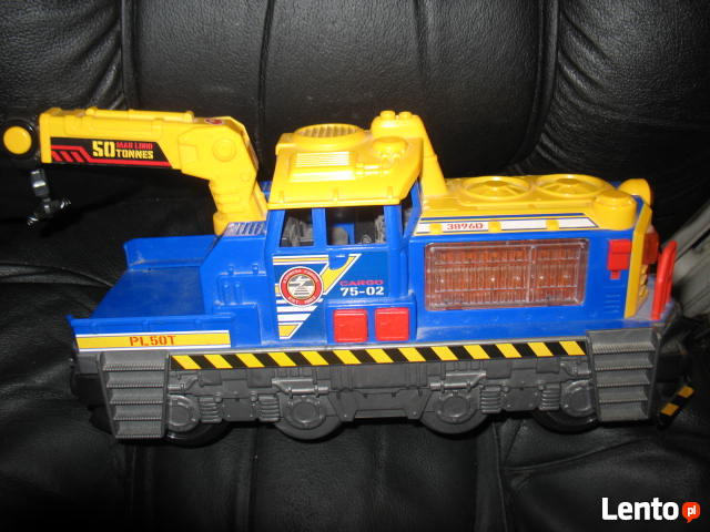 Jeżdżąca lokomotywa ze światłami i dźwiękiem