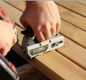 Niewidoczne mocowanie tarasu CAMO