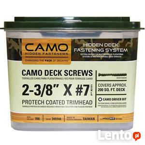 Niewidoczne mocowanie tarasu CAMO