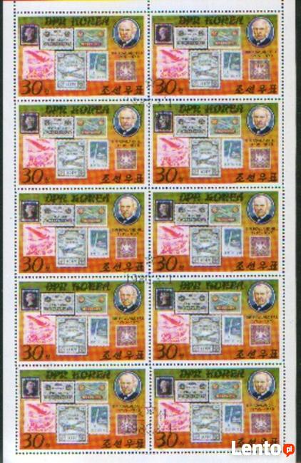 Znaczki w 2 ark. Korea Mi 1973, 4 kas 1980